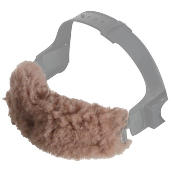 Sheepskin Welding Helmet Headgear Pad Welding - Cotton - OS White EA