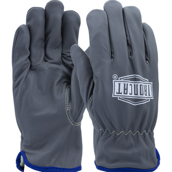 Goatskin Lea Drivers, Oil Armor, Keystone Thumb, A4 Cut Liner, Arc Rated Ppe All Purpose Work Gloves - 2XL Gray PR