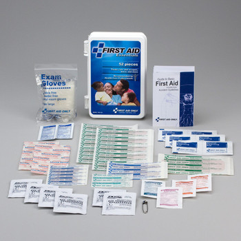 Personal First Aid Kit, 51 Piece, Plastic Case