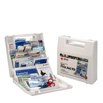 American Red Cross Deluxe Family First Aid Kit, Plastic Case