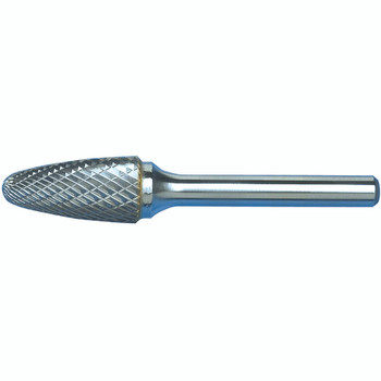 List No. 597 - SF-4 - Carbide Burr - Double Cut - Made In USA