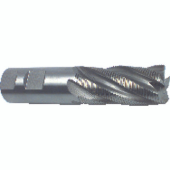 3/8" /8" /4" × 2 1/2" 4 Flute Single End HSSCo Roughing Center Cutting End Mill-Uncoated Series/List #4613