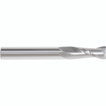 1/8" × 1/8" × 1/2" × 1 1/2" 0.0300" C/R 2 Flute Single End Carbide Finishing End Mill-Uncoated Series/List #5967