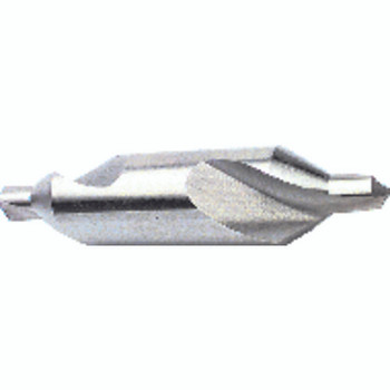 #4 × 2-1/8" OAL 60 Degree HSS Plain Combined Drill and Countersink Bright Series/List #1495