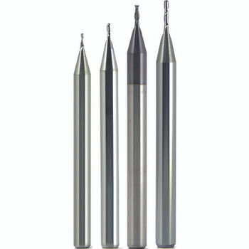 0.0700" × 1/8" × 0.2100" × 1 1/2" 2 Flute Single End Carbide Finishing Center Cutting End Mill-ALTiN Series/List #5914T