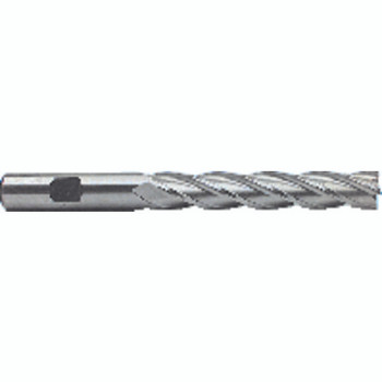 1 1/4" × 1 1/4" × 6" × 8-1/2" 4 Flute Single End HSS Finishing Center Cutting End Mill-Uncoated Series/List #4552