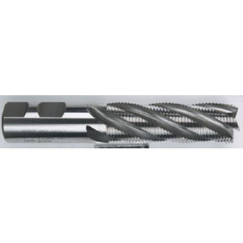 5/16" /8" /4" × 2 1/2" 3 Flute Single End HSSCo Roughing Non-Center Cutting End Mill-Uncoated Series/List #4596