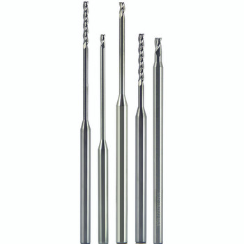 0.0470" × 1/8" × 0.0700" × 2 1/2" 3 Flute Single End Carbide Finishing Center Cutting End Mill-Uncoated Series/List #5916