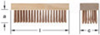 Scratch Brush Flat Back