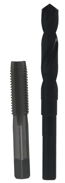 m24 X 3 HSS Plug Tap and 21.00mm HSS 1/2" Shank Drill Bit