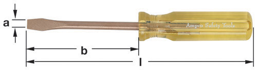 Screwdriver Std 5/16 x 3"