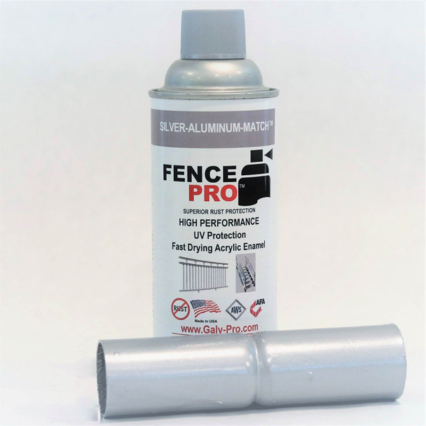 Silver-Aluminum Fence-Match Coating Spray - 1 Dozen 12.5 oz Cans