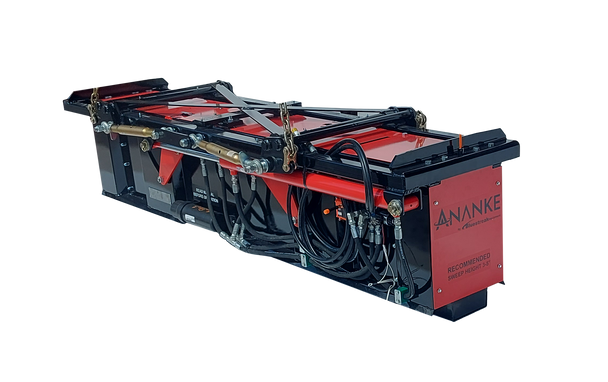 Ananke 95" Hydraulic Powered Hanging Magnetic Sweeper for Graders