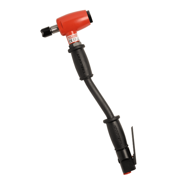 Single Head Scaling Hammer, short handle, TCT Cruciform Piston, 3000 BPM, 7 cfm/90 psi, 6.8 m/s² vibration, Wt: 5 lbs.