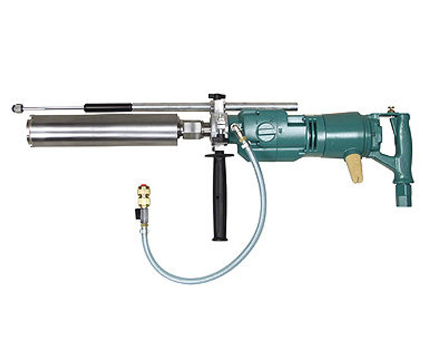 Hand-Held Core Drill, Wet, Pneumatic, 2.1 HP, 400  / 900 / 1600 RPM, Wt: 18 lbs.