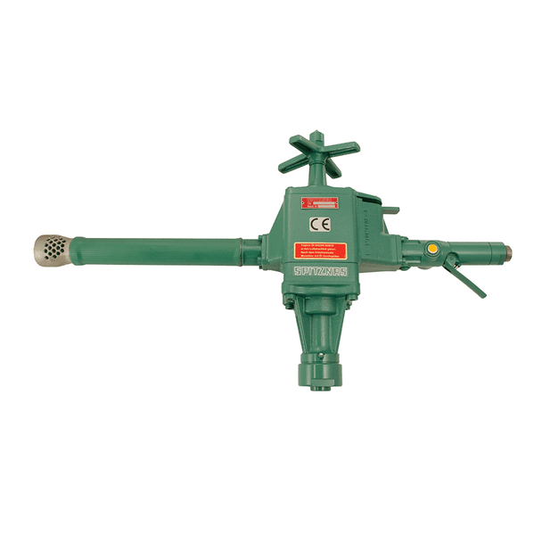 #4 Morse Taper Drill w/spindle feed, 2.5 HP, 80 RPM, 2" drill cap. in steel, Wt: 37 lbs., lever throttle