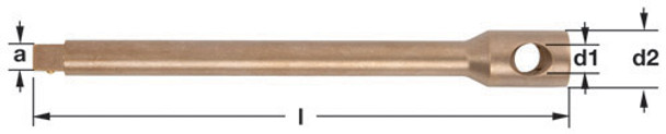 Extension Bar 3/8D 6" OAL