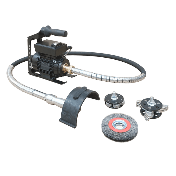 Deck Descaler, Electric w/Skid Base, 220V, 0.75 HP, 3450 RPM, ISSA No. 55.077.00, IMPA No. 59 12 81, Wt. 75 lbs.