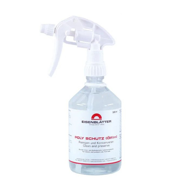 POLY Protection - cleans and preserves (oil film) finished and polished surfaces - 1.3 gal. canister with spray bottle
