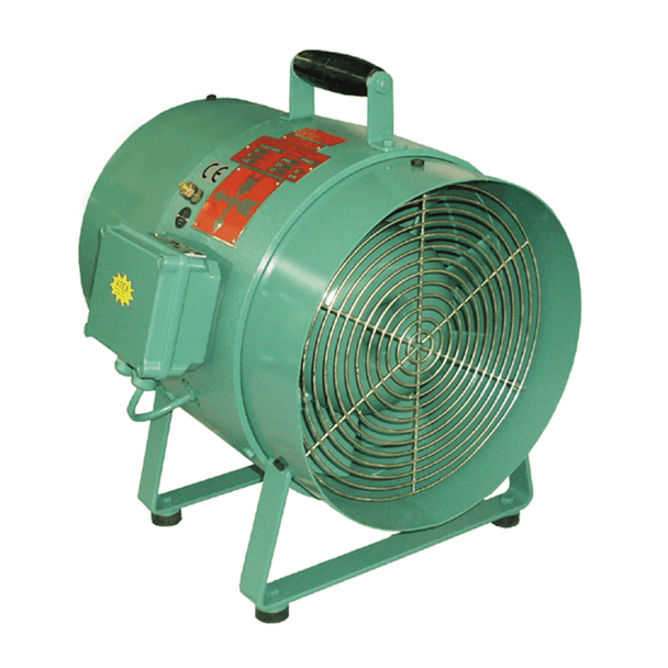Axial Fan, 12" diameter,  230 V 50 Hz single phase,  2,118 cfm