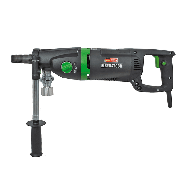 Hand-Held Core Drill, Wet & Dry, Electric, 19 Amp, 0 - 510, 0 - 1150, 0- 2500 RPM, Wt: 15 lbs.