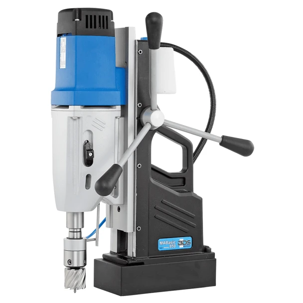 Magnetic Drill, up to 3-1/16" dia. hole capacity, Four gears 110/175/245/385 RPM, 16 Amp, Wt: 53 lbs.