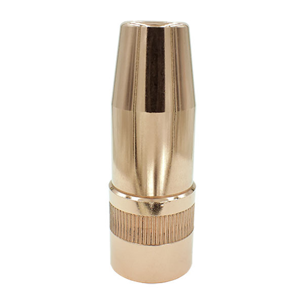 Replacement Nozzle for Binzel, Bottleneck, 15.5mm ID x 77mm Long, Thread-on