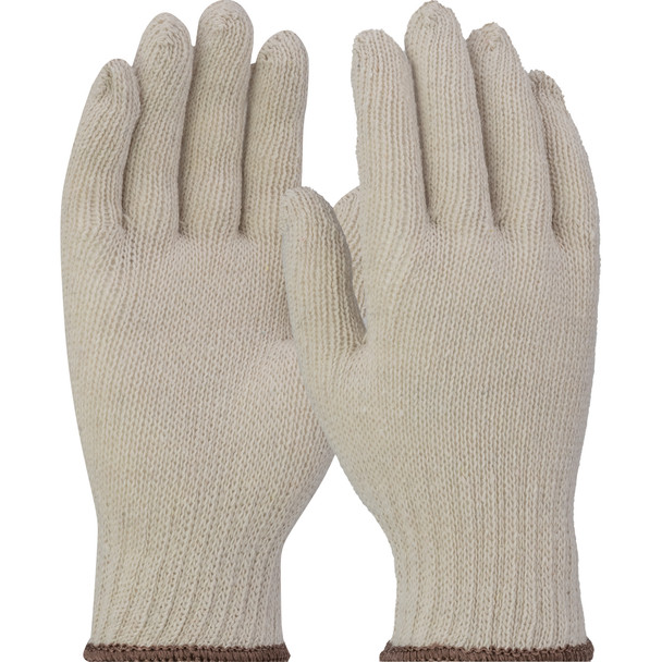 PIP  Medium Weight Seamless Knit Cotton Glove - Natural, XS, Natural