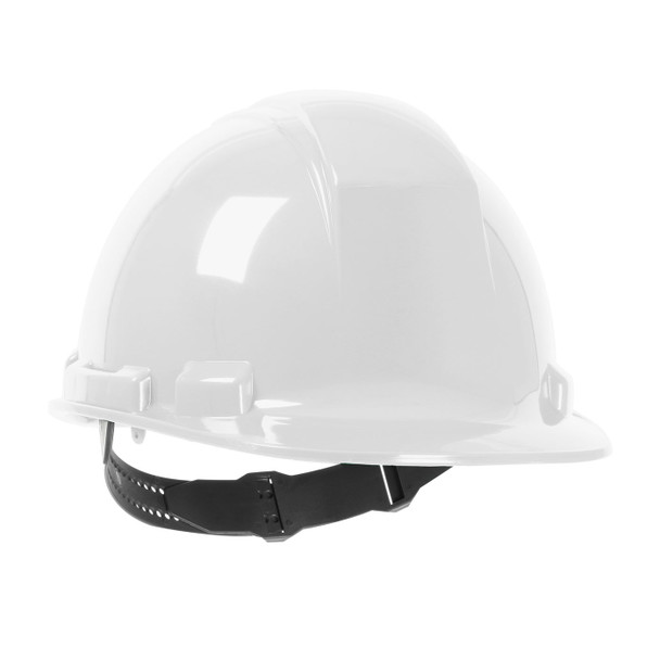 Whistler Cap Style Hard Hat with HDPE Shell, 4-Point Textile Suspension and Pin-Lock Adjustment, OS, Hi-Vis Red