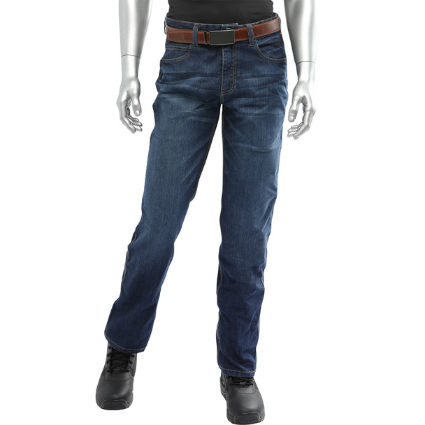 PIP AR/FR Dual Certified Stretch Jeans  13.1 cal/cm2, 44W x 36L, Blue