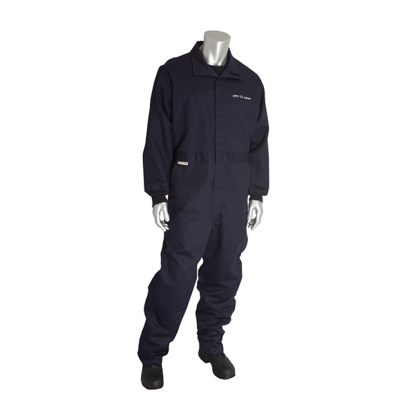PIP AR/FR Dual Certified Coverall - 13.2 Cal/cm2, XS, Navy