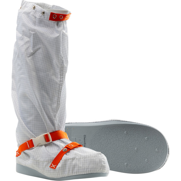 Uniform Technology DISCTEK 5.0 ISO 6 (CLASS 1000) REUSABLE BOOT, M-L, White