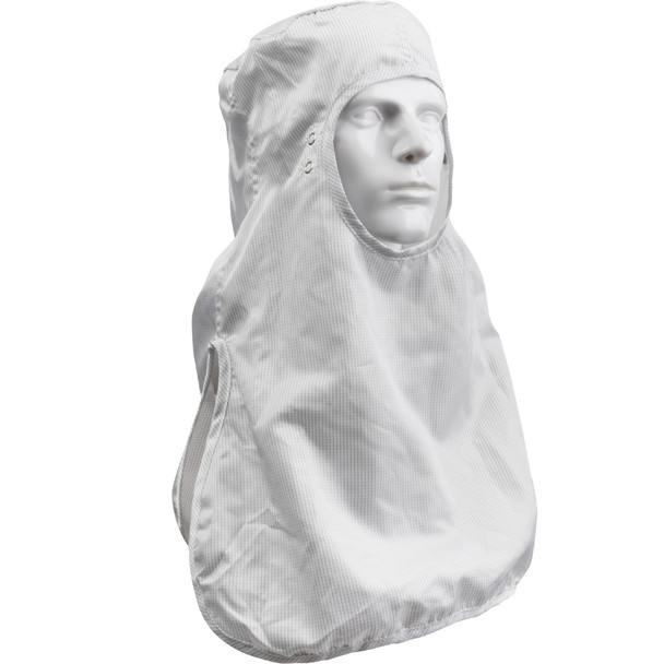 Uniform Technology Disctek 2.5 Grid ISO 4 (Class 10) Cleanroom Hood - Pull Over, L, White