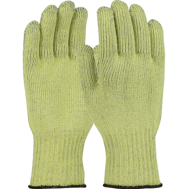 Kut Gard Seamless Knit ATA Blended with Cotton Plating Glove - Heavy Weight, M, Gray