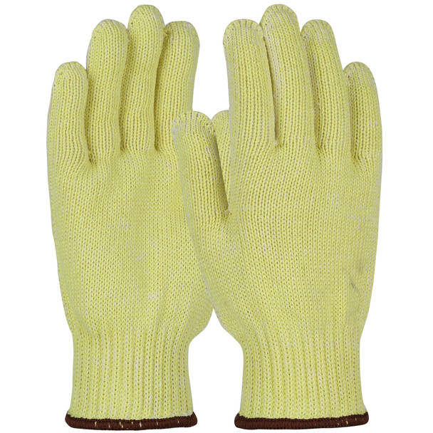 Kut Gard Seamless Knit ATA Blended with Cotton Plating Glove - Heavy Weight, XS, Yellow