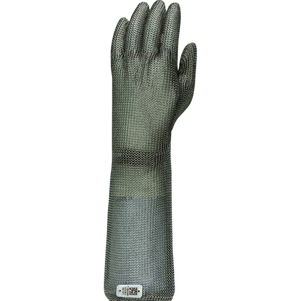 US Mesh Stainless Steel Mesh Glove with Coil Spring Closure - Forearm Length, XXS