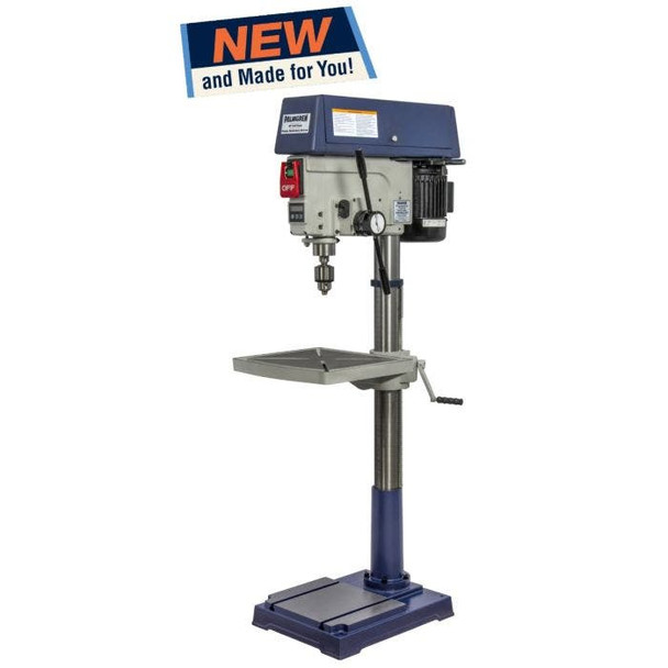 20" Step Pulley Drill Press With Power Feed 9680207