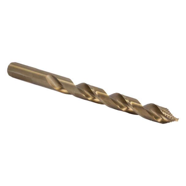 23/64" Stepped Point Cobalt Drill Bit with 3-Flat Shank