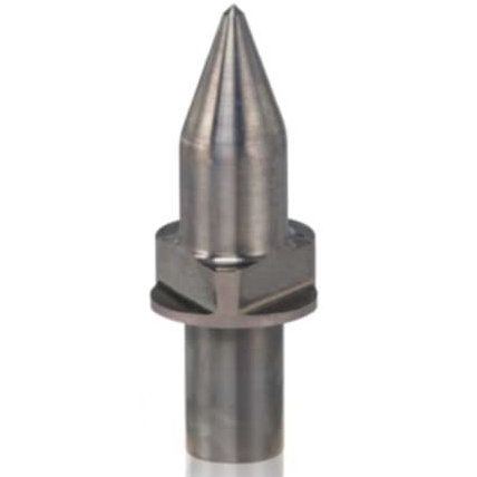 Thermal Drill Bit M8X1.25 Thread Long/Flat, #8 Collet, .160 Material Thickness, 2500 RPM Speed, 2 Power (hp.) Metric Coarse Threads