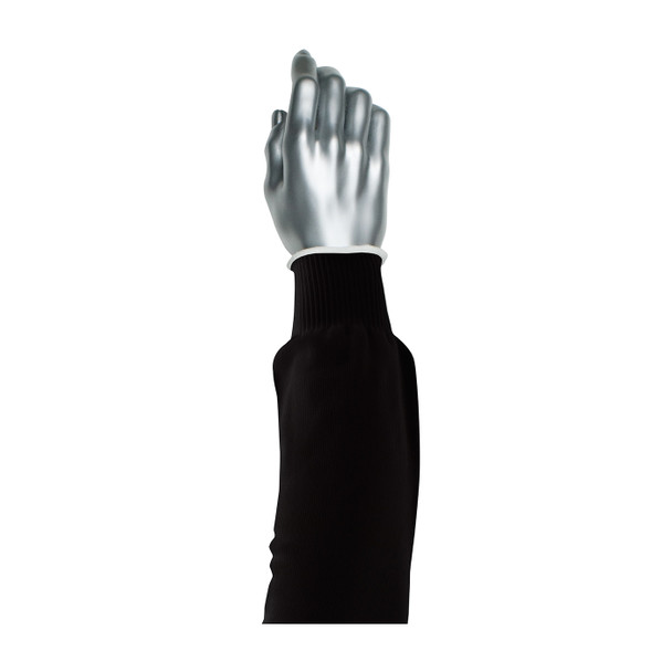 Black 22" Pritex Sleeve, 22-inch, Black, Narrow Width, Elastic Cuff Pritex Sleeves