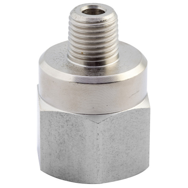 BVA FT118, Fitting Adapter, 1/4"-18 NPTF Male X 1/2"14 NPTF Female, 10,000 psi (700 bar)