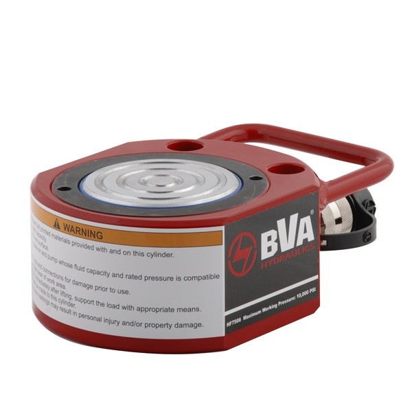 BVA Hydraulics Flat Body Cylinder HF7506, 75 Ton 0.63" Stroke 10,000 psi (700bar)