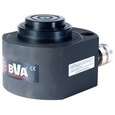 BVA Hydraulics Telescopic Flat Body Cylinder HFT2501, 25 Ton 1.06" Stroke 10,000 psi (700bar)