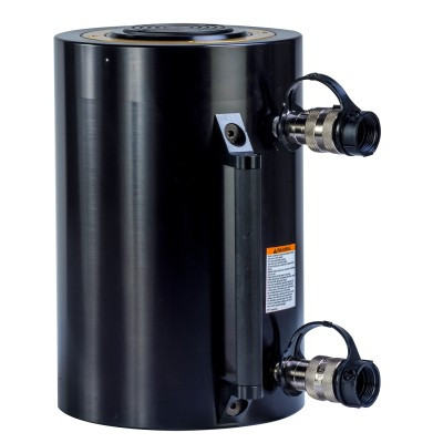 BVA Hydraulics Light Weight Aluminum Cylinder HUD7506T, 75 Ton 6" Stroke 10,000 psi (700bar)