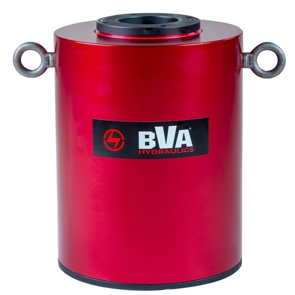 BVA Hydraulics Hollow Hole Cylinder HUDC5010 50 Ton 10 Stroke 10,000 psi (700bar)