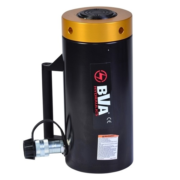BVA Hydraulics Lock Nut Cylinder HULN5010 50 Ton 10 Stroke 10,000 psi (700bar)