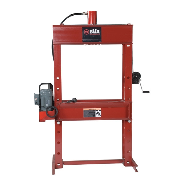 55 Ton 13" Stroke Shop Press with Movable Work Head with Electric Pump