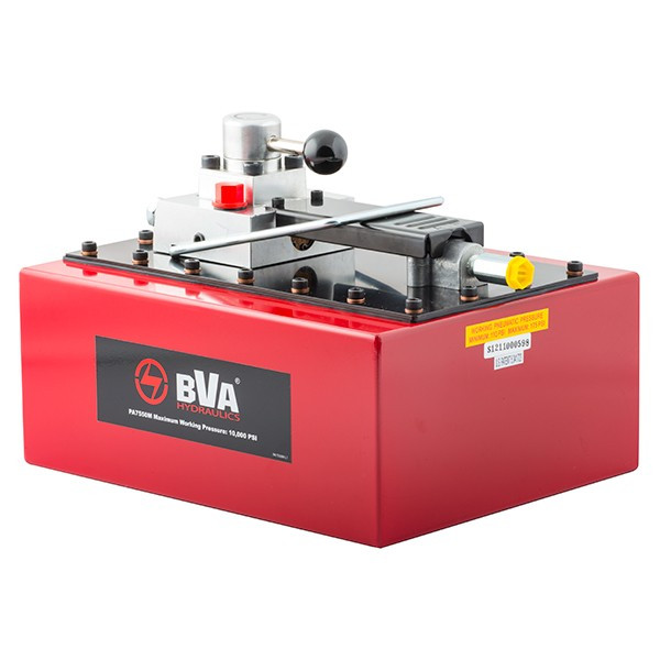 BVA Hydraulics Double Acting PA7550M 2 Speed Air Pump 460.6 Cubic Inch Reservoir, 10,000 psi (700bar)