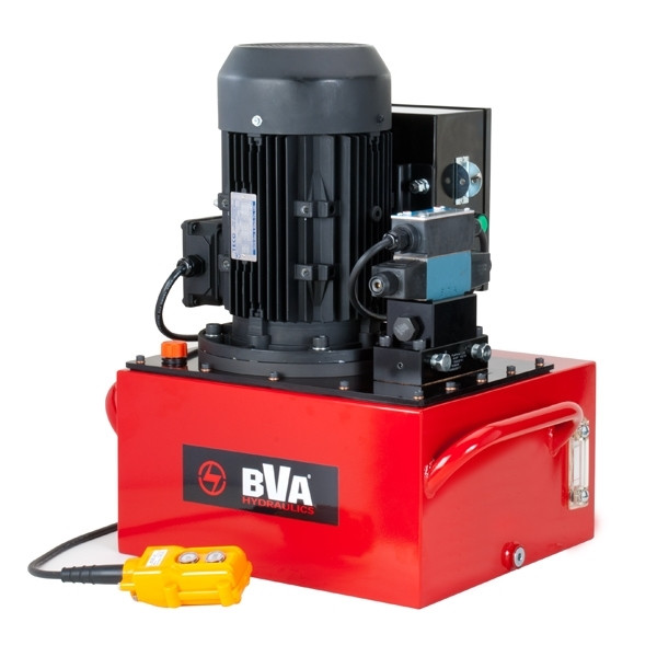 40 Gallon 3 Phase Electric Pump with 3 HP 480V Motor 3-Way 3 Position - Solenoid Valve
