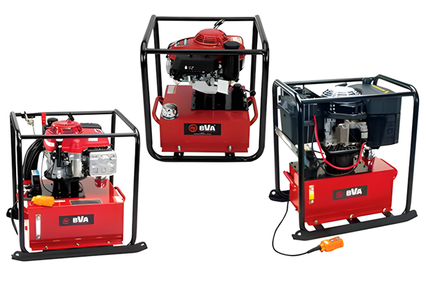 PG90S4L25-G Gas Engine Pump, 10.2 HP, 25 Gallon, 4W/3P Solenoid Locking Valve, Pendant Control, Pressure, Gauge
